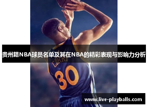 贵州籍NBA球员名单及其在NBA的精彩表现与影响力分析